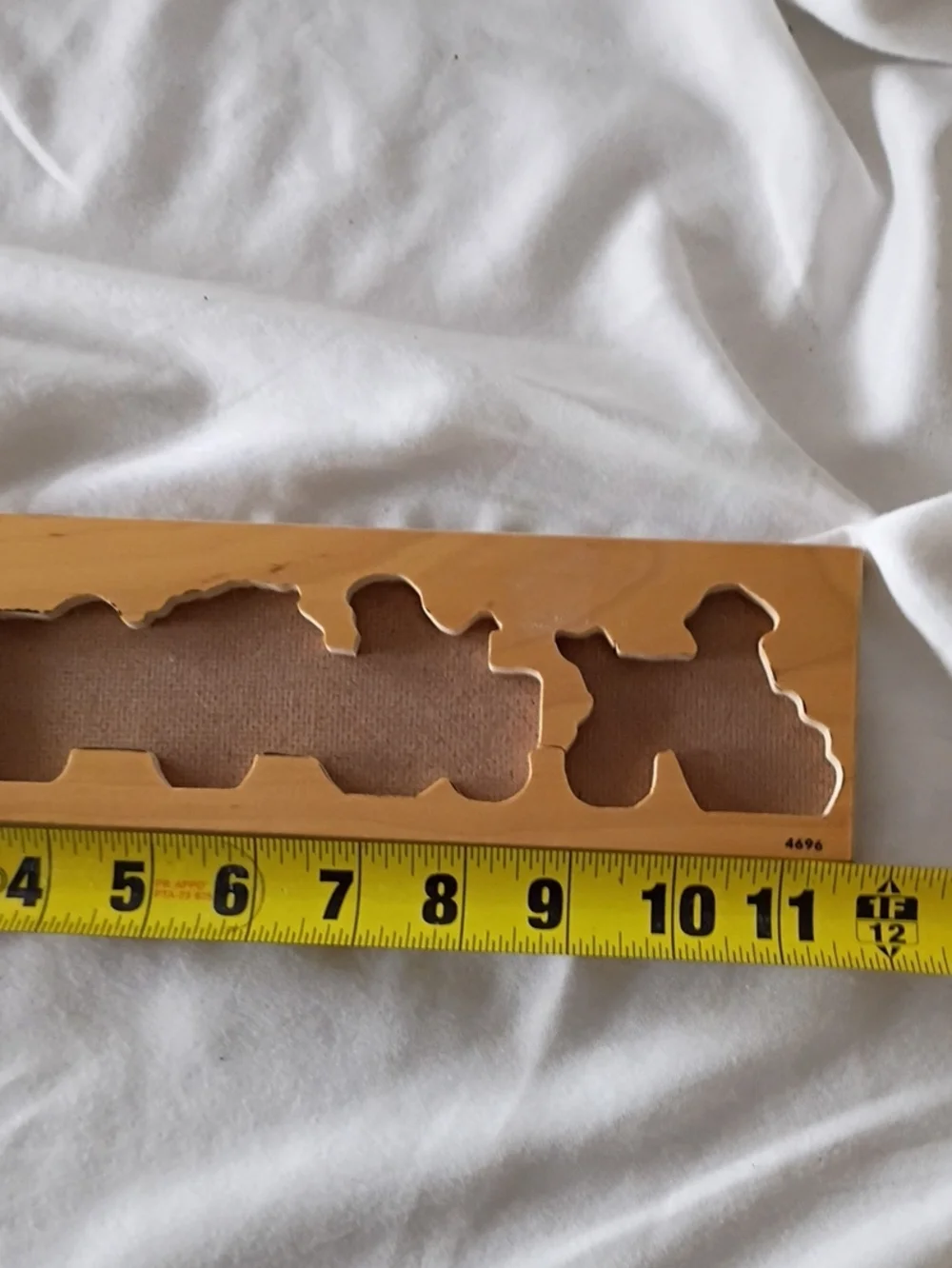 EUC Vintage Early Learning Centre Holland Farm Tractor Cow Wooden Peg Puzzle